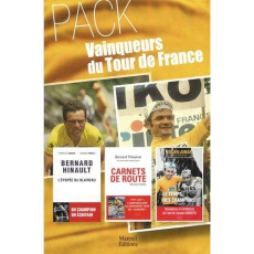 Vainqueurs du tour de France. Coffret en 3 volumes : Le temps des champions, mémoires ; Carnets de r - Hinault Bernard ; Thévenet Bernard ; Aimar Lucien