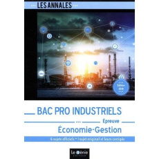 BAC PRO INDUSTRIELS - ECONOMIE GESTION - BADAOUI/PONSON