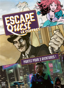 Escape Quest : Coffret en 3 volumes : L'Académie des super héros ; Pour une poignée de NeoDollars ; - Cicurel David ; Sirieix Florian ; Ricome Joffrey ;
