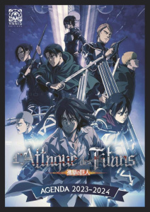 Agenda L'Attaque des Titans. Edition 2023-2024