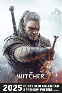 Portfolio calendar The Witcher. 8 premium posters, de janvier à décembre, Edition 2025, Edition bili