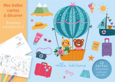 Bonnes vacances ! 16 cartes détachables à décorer et à offrir ! - COLLECTIF MILA