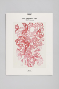 Tsukasa-ami. Une illustration imprimée sur un papier de création avec 1 livet autour de l'oeuvre - Okamura Kintaro