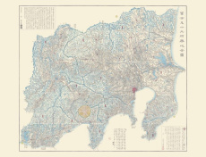 CARTE - CARTE DES ENVIRONS DE TOKYO ET DU MONT FUJI - EINEN BOKUSEN