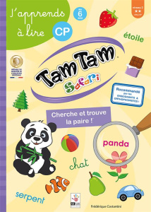 Tam Tam Safari - J'apprends à lire, CP niveau 2 - Cherche et Trouve la paire ! - Costantini Frédérique