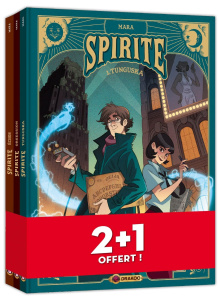 Spirite : Pack en 3 volumes dont 1 tome offert. Tomes 1, Tunguska ; Tome 2, Obsession ; Tome 3, Echo - MARA