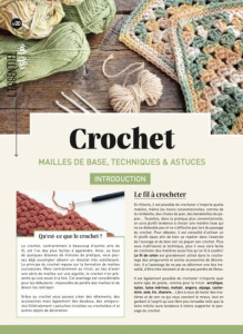 Crochet. Mailles de base, techniques & astuces - COLLECTIF MLL