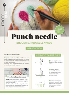 Punch needle. Broderie, nouvelle vague - Lazerges Laetitia