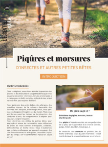 Piqûres et morsures d'insectes et autres petites bêtes - COLLECTIF