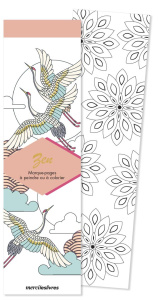 Zen. Marque-pages à peindre ou à colorier - COLLECTIF