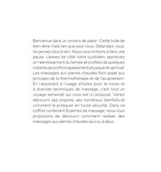 Massage aux pierres chaudes. Pour apaiser le corps et l'esprit - Potvain Marie
