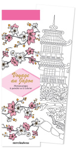Voyage au Japon. Marque-pages à peindre ou à colorier - COLLECTIF