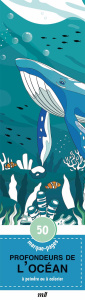 Profondeurs de l'océan. 50 marque-pages à peindre ou à colorier - COLLECTIF MLL