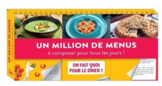 Un million de menus à composer pour tous les jours - Paslin Delphine ; Thuillez Emilie