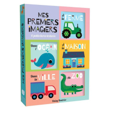 Mes premiers imagiers. 6 petits livres texturés : A la ferme ; Au zoo ; Dans le jardin ; A la maison - Beatrice Daisy