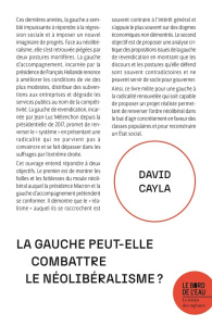 La gauche peut-elle combattre le néolibéralisme ? - Cayla David