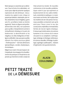 Petit traité de la démesure. Le pire n'est pas toujours sûr - Coulombel Alain