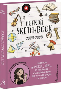 Agenda Sketchbook avec Andrea. Edition 2024-2025 - TRIBERT ANDREA