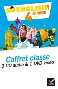 So English! 4e A2. Coffret classe, Edition 2017, 1 DVD 3 CD AUDIO - Ledru-Germain Evelyne