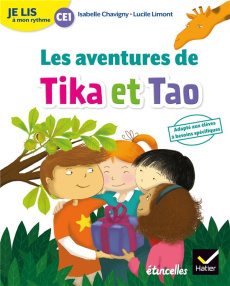 Français CE1 Je lis à mon rythme. Les aventures de Tika et Tao [ADAPTE AUX DYS - Chavigny Isabelle ; Limont Lucile