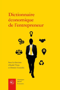 Dictionnaire économique de l'entrepreneur - Collectif