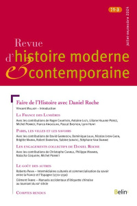 Revue d'histoire moderne et contemporaine Tome 71, N°3
