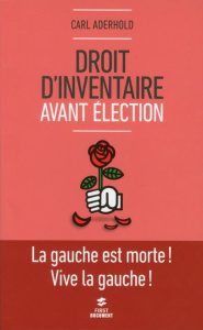 Droit d'inventaire avant élection - Aderhold Carl