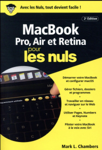 MacBook, Pro, Air et Retina pour les nuls. 2e édition - Chambers Mark L. ; Escartin Philip