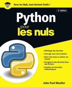 Python pour les nuls. 2e édition - Mueller John-Paul