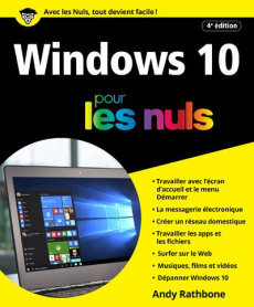 Windows 10 pour les nuls. 4e édition - Rathbone Andy