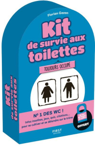 Kit de survie aux toilettes. Le petit livre pour gribouiller aux toilettes ; Le petit livre pour jou - Gazan Florian