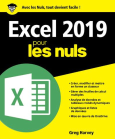Excel 2019 pour les nuls - Harvey Greg ; Escartin Philip