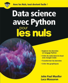 Python pour la data science pour les nuls - Mueller John-Paul ; Massaron Luca