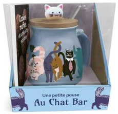 Coffret Une petite pause au Chat Bar. Le livre Cookies, muffins, et autres petits réconforts avec 1 - Barakat-Nug Maya ; Weeks Pascale ; Schwob Julie ;