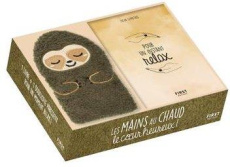 Coffret Les mains au chaud le coeur heureux ! Le livre Pour un instant relax avec 1 bouillote toute - Lemetais Julia
