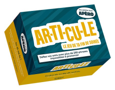 PETIT APERO - AR-TI-CU-LE, 2E ED - GAULET LAURENT