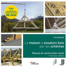 La maison à ossature bois par les schémas. Manuel de construction visuel, 3e édition - Benoit Yves