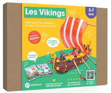 LES VIKINGS - KIT PANDACRAFT 3-7 ANS - FABRIQUE TON DRAKKAR ET PARS EN EXPLORATION !
