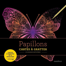 Papillons. Cartes à gratter et à détacher. Avec 1 stylet inclus - COLLECTIF