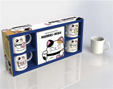 Mini mug cakes Maneki Neko . Avec 4 mini mugs porte-bonheur et 1 livre de recettes des maneki neko - Knudsen Lene ; Boutin Richard