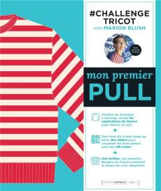 #Challenge tricot. Mon premier pull - Blush Marion ; Robert Julie