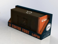 Coffret Le coffre-fort Lupin. Avec 1 casse-tête coffre-fort en bois et 1 petit livre d'énigmes à rés - Bouvet Stéphanie