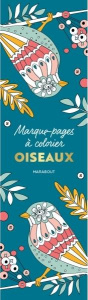 Marque-pages à colorier Oiseaux