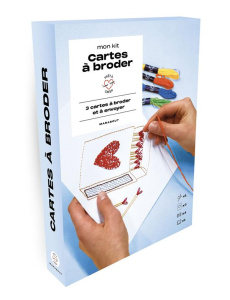 Cartes à broder. 3 cartes à broder et à envoyer - BROMBERG EVA