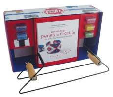 Bracelets en perles de rocaille. Techniques de tissage et modèles - Coffret avec 1 métier à tisser, - Sohier-Fournel Anne ; Boutin Richard