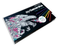 Coffret de coloriage Mythomorphia. Avec 1 album de coloriage, 20 crayons de couleur et 1 taille-cray - Rosanes Kerby