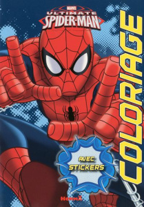 Ultimate Spider-Man : Ultimate Spider-Man. Coloriage avec stickers - COLLECTIF