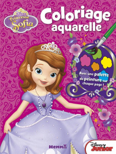 Princesse Sofia. Coloriage aquarelle - COLLECTIF