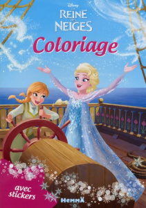 La reine des neiges. Coloriage avec sitckers - COLLECTIF