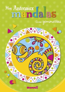 Mes animaux mandalas avec gommettes - Thonnard Florine